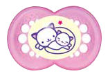 MAM Sucette Nuit Silicone 18M+ Lot de 2